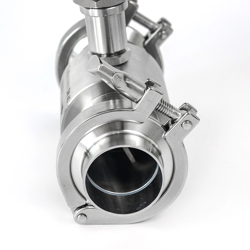 4-20mA Digital Stainless Steel Beverage Line Sanitary Turbine Flow Meter Used in Food Industry