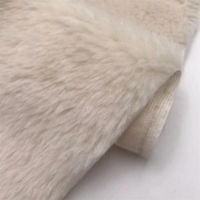 Yigao Textile 25%Wool 28%AC 47%Poly Fur Fabric Clothes Fabric