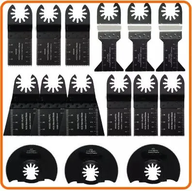 23 PCS Kit Semicircle Oscillating Multi-Tool Saw Blade Set