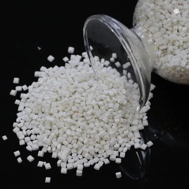 White Particles Filled with 20% PP Plastic Particles
