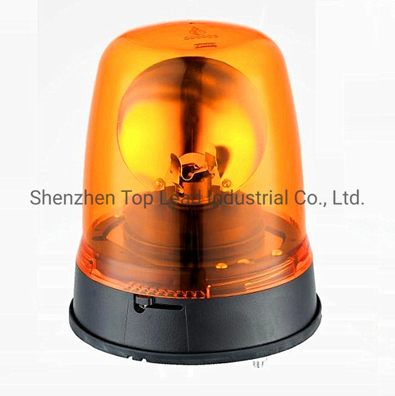 New DC12 / 24V 55W /75W H1 Bulb Halogen Warning Light Rotating Beacon Light Rotating Warning Lamp IP 65