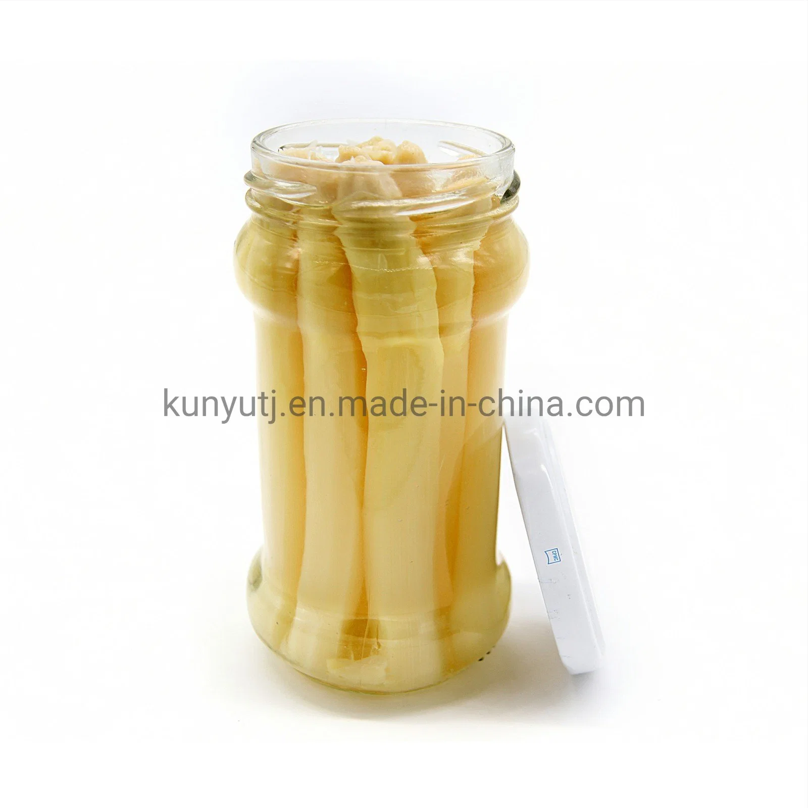 370ml Canned White Asparagus Whole in Glass Jar