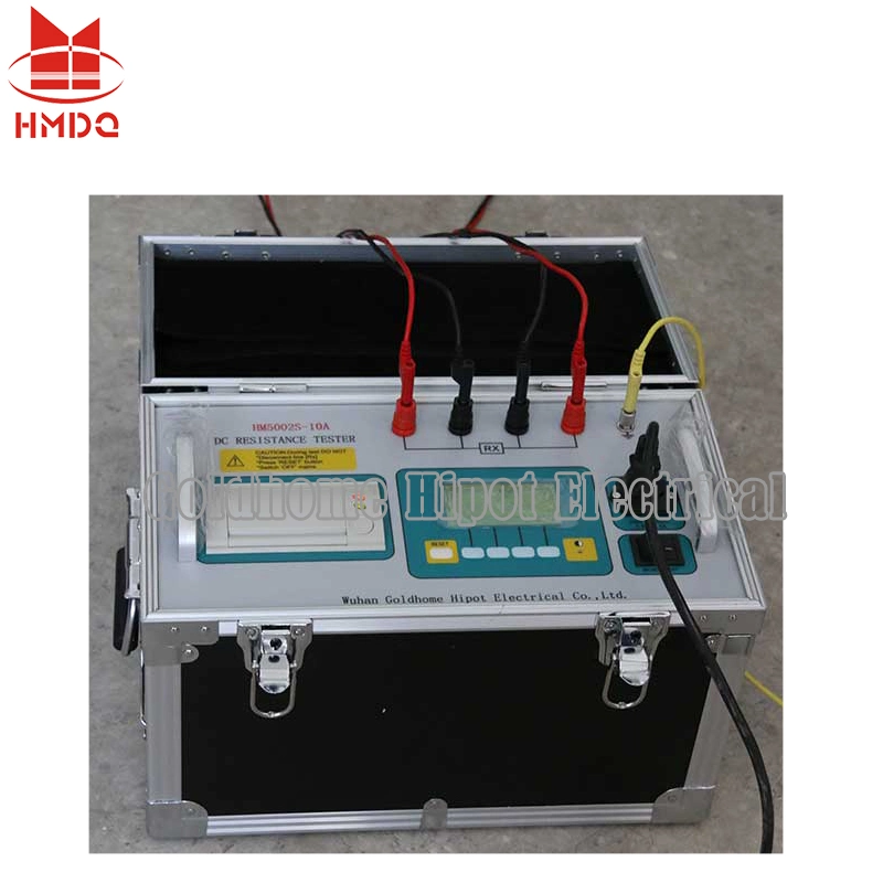 Las pruebas de resistencia del bobinado del transformador eléctrico Equipo medidor de resistencia DC.