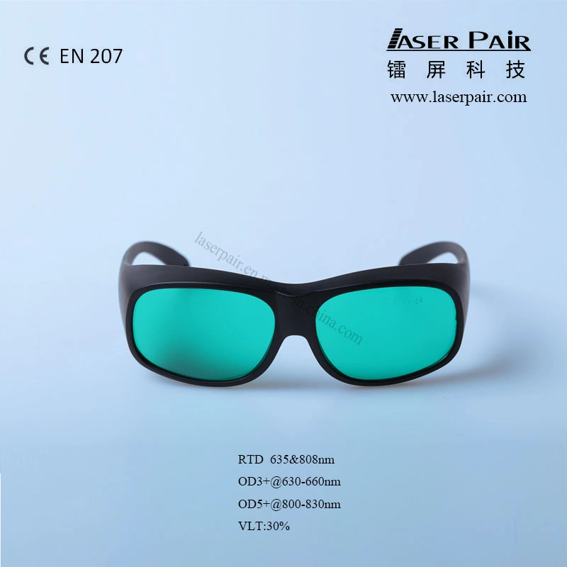 Laser Safety Glasses 635&808 Nm, Laser Safety Lens Frame 33, Protect Wavelength:630-660&800-830nm,Available for:635nm,808nm Application: Red Lasers,808nm Diodes