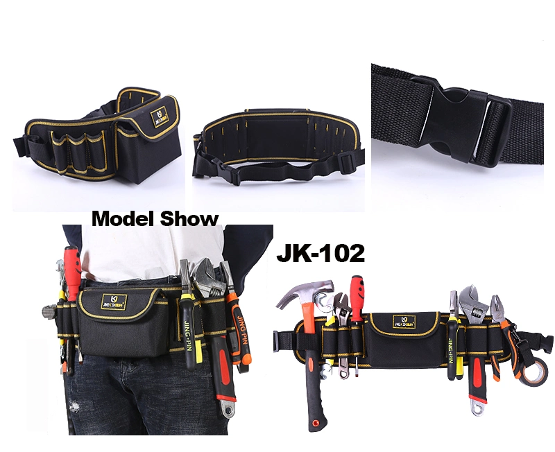 OEM / ODM Personalisieren Sie Multi-funktionale Oxford Hardware Wartung Elektriker′ S Taillenwerkzeug Tasche