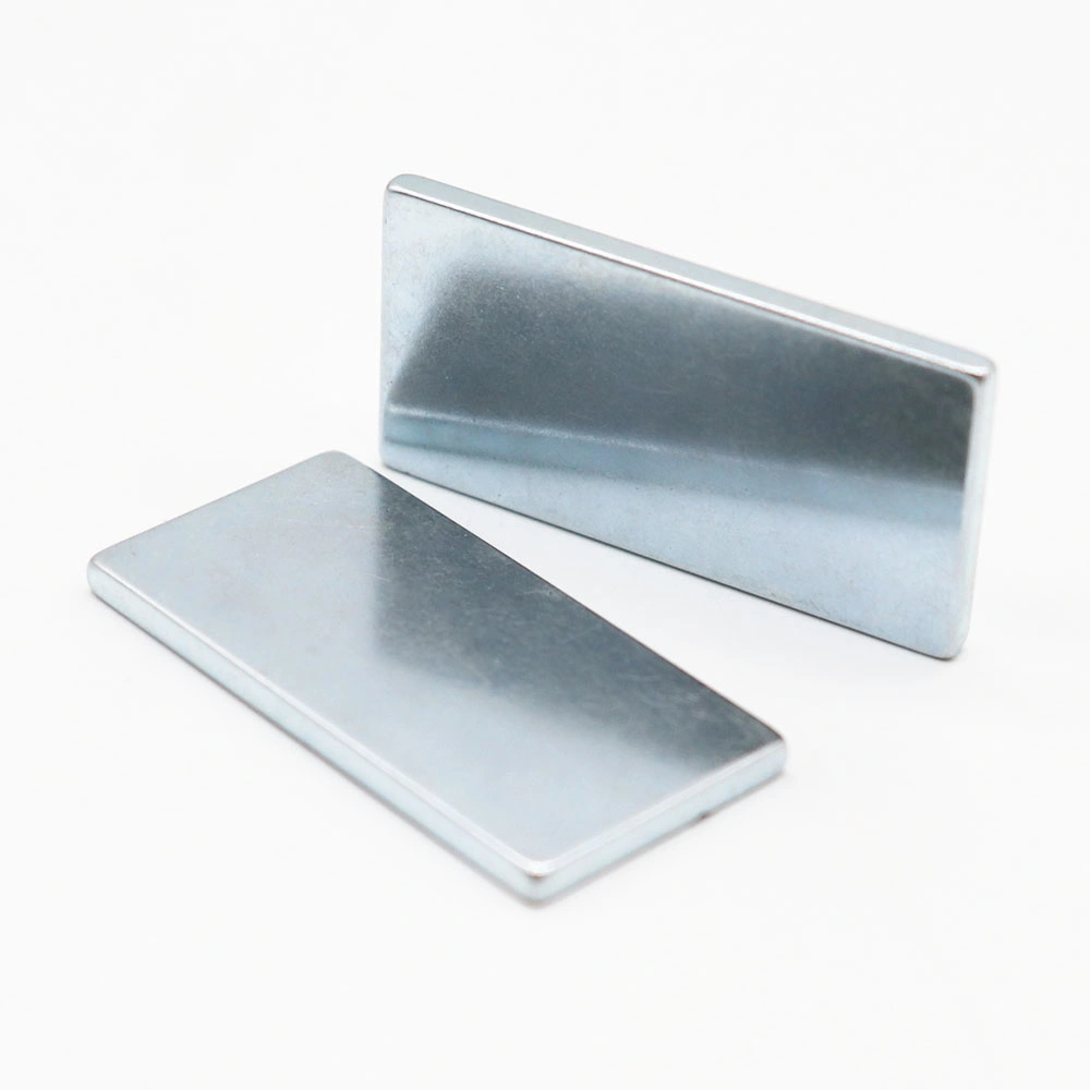 Silver Rectangular Block Magnet Super Powerful Permanent Rare Earth Neodymium Opens in a New Window or Tab