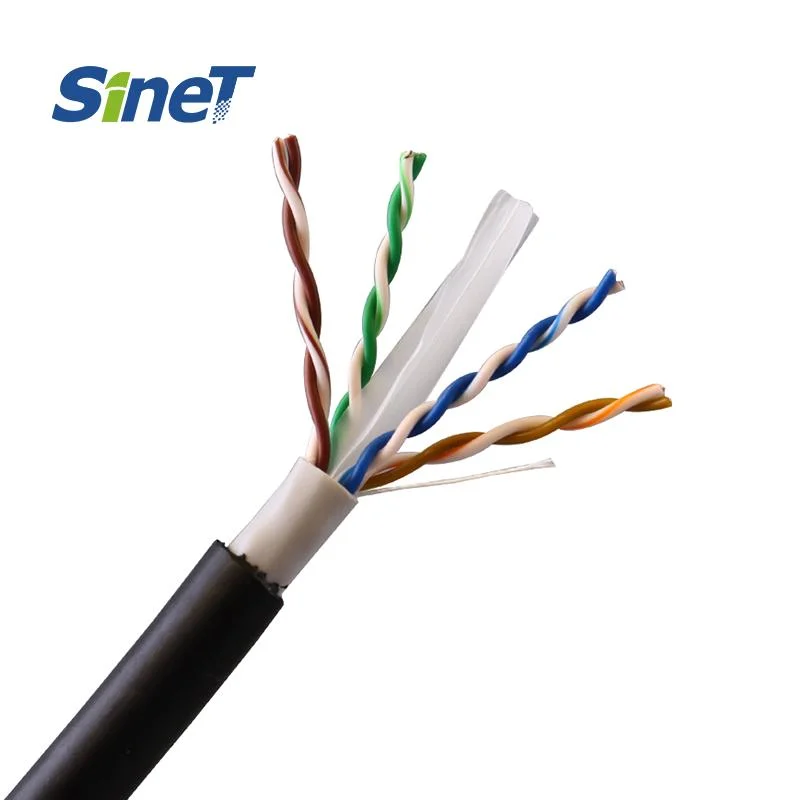 Waterproof Outdoor UTP Ethernet LAN CAT6 Cable 550MHz