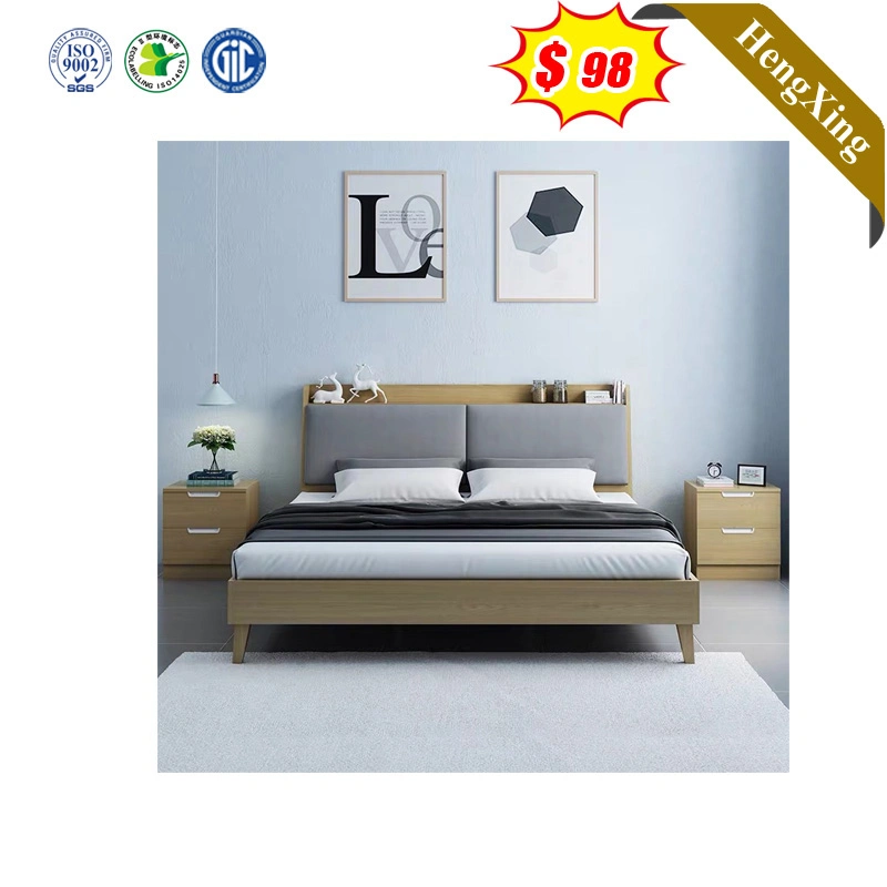 Luxury Wholesale Modern Single Double King Queen Size Bed Solid Wood Hotel Home Furniture Bedroom Set