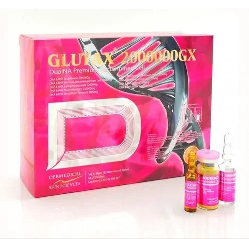 Glutathione Glutax 2000000gx 180W Whitening Products Injection Before and After Review Whitening Glutax 2000GS Glutax 20000gr Lightening DNA