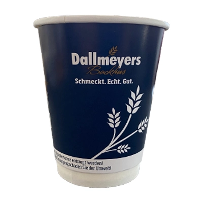 Einweg Doppel-drenching Film PLA Papier Cup Customized Single-Layer-Kaffee Werbung Cold Drink Becher 12 Unzen