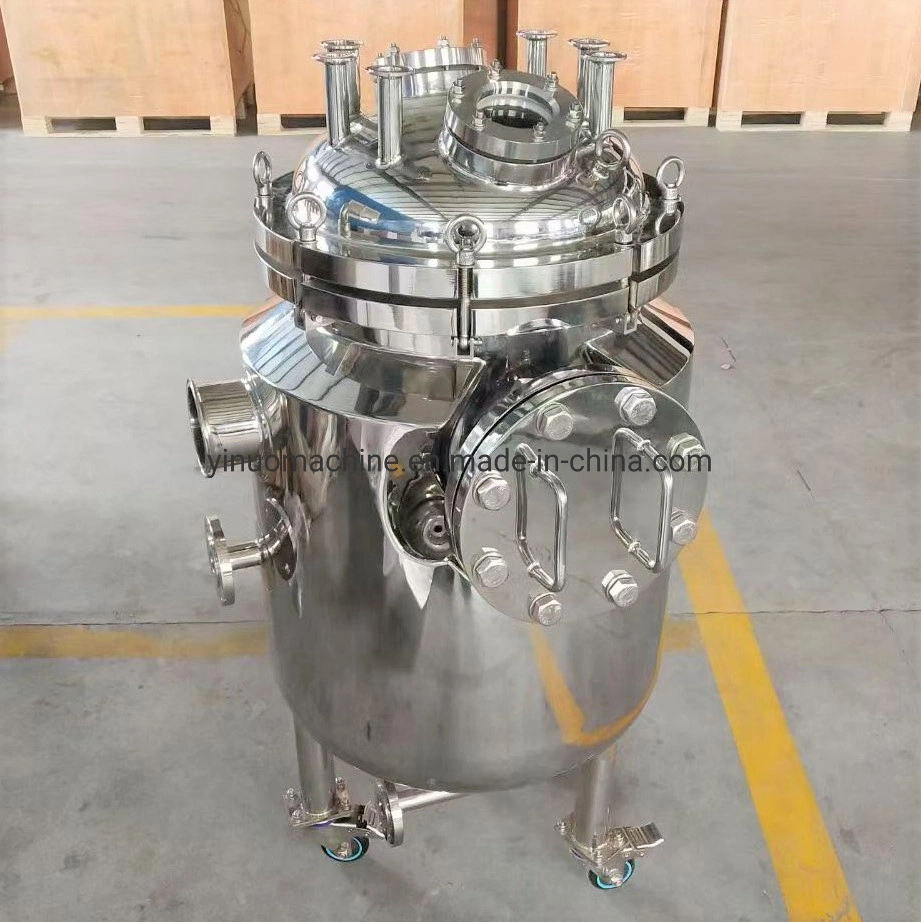 High Pressure Alcohol Chemicals Movable Vacuum Storage Stainless Steel Tank Pressure Vessel Customized Qiangzhong 100L-50000L