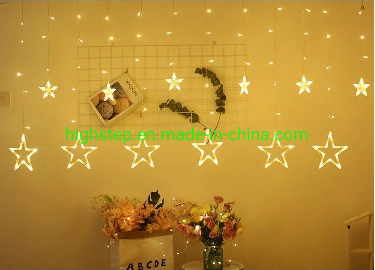 Christmas Curtain LED Light, Bell/Deer/Tree Shape