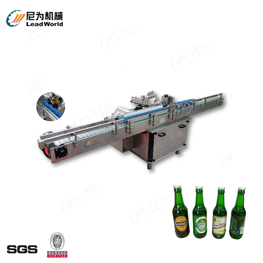 Glass Bottle Paper Label Labeling Machine/Wet Glue Labeling Machine for Red Wine Bottle