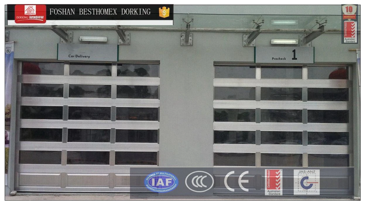 Aluminium Automatic Sectional Garage Door