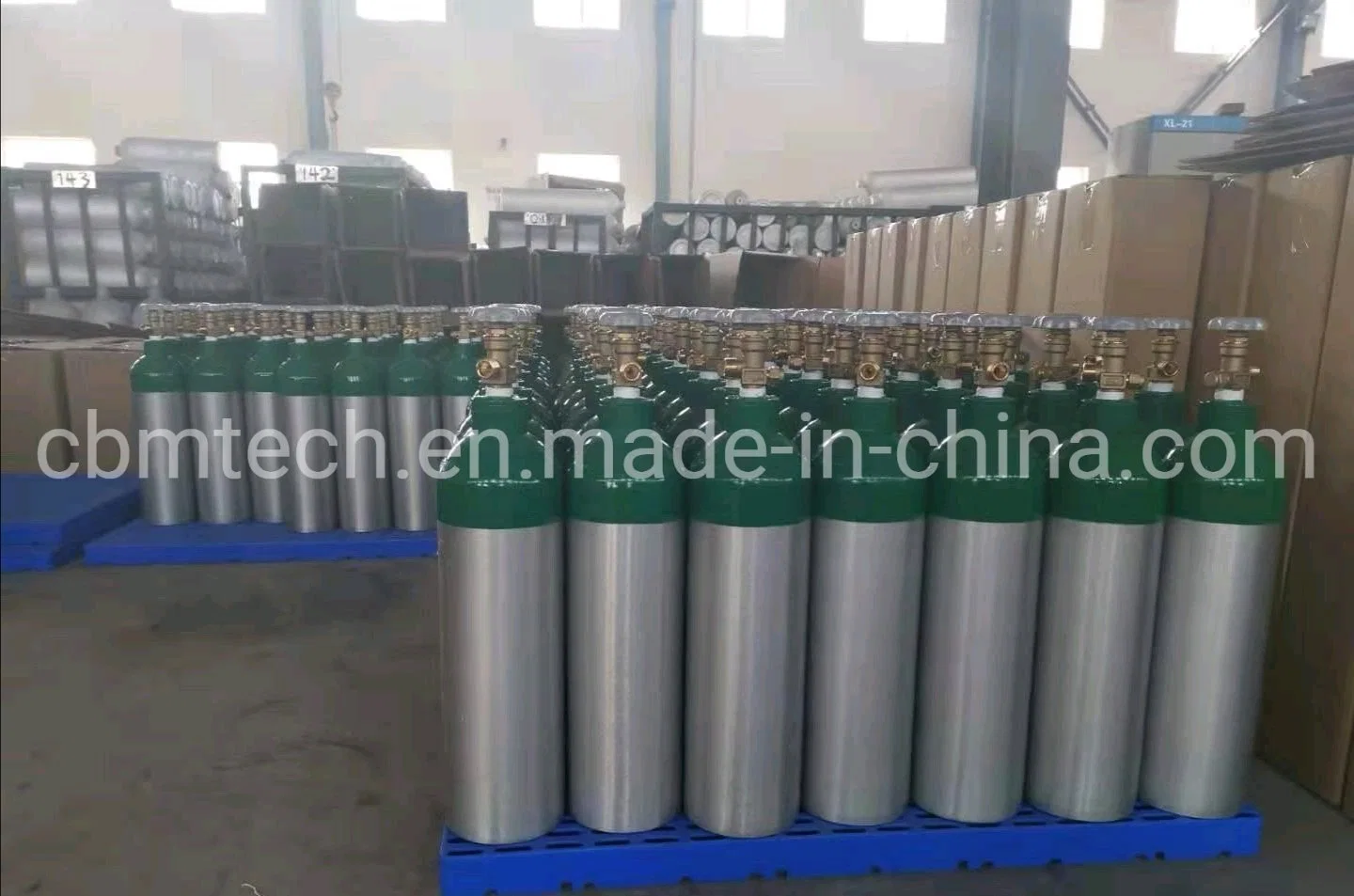 Medical Pin Index Aluminum Oxygen Cylinders 2L, Customized