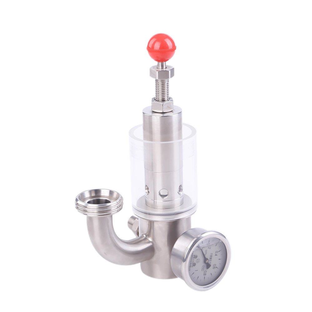 Hygienic Cross Pressure Relief Valves with SS304 Grade