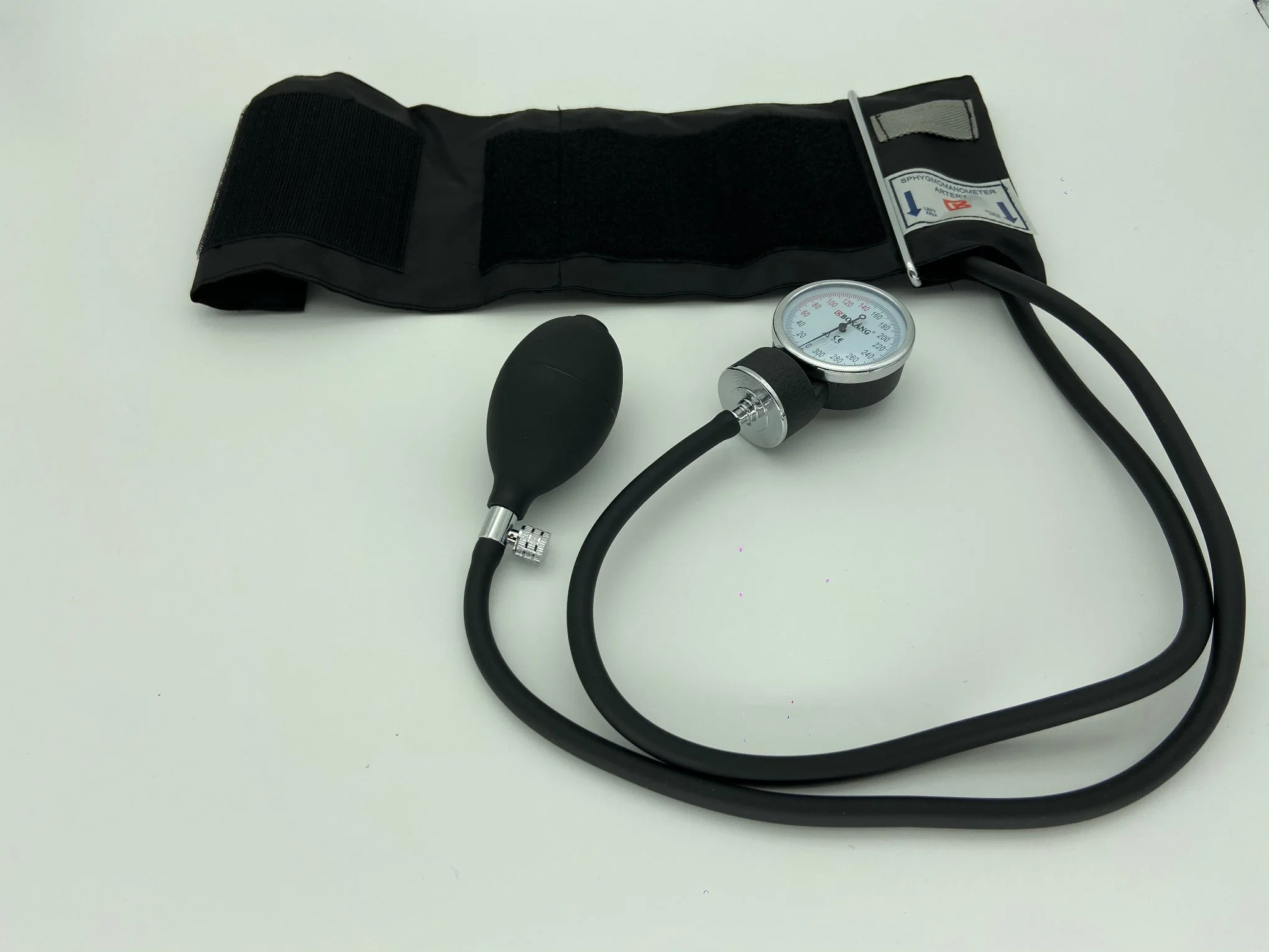 Hospital Blood Pressure Monitor Aneroid Sphygmomanometer Stethoscope Kit Tensiometer