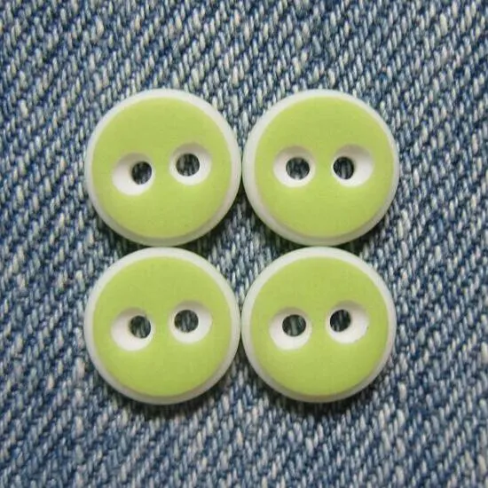 Original Factory Metal and Resin Combine Button