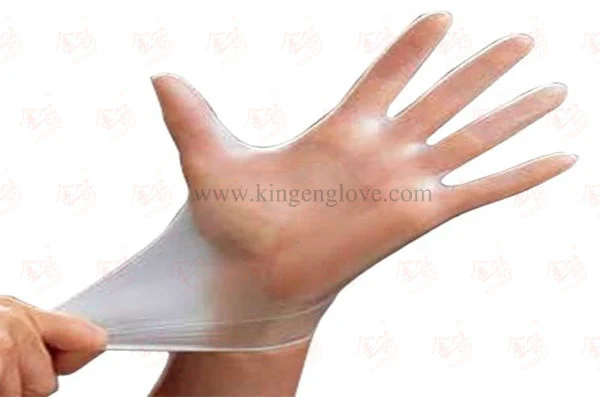 Surgical Supplier Type & Medical Materials Clear Color Vinyl Gloves Powdered