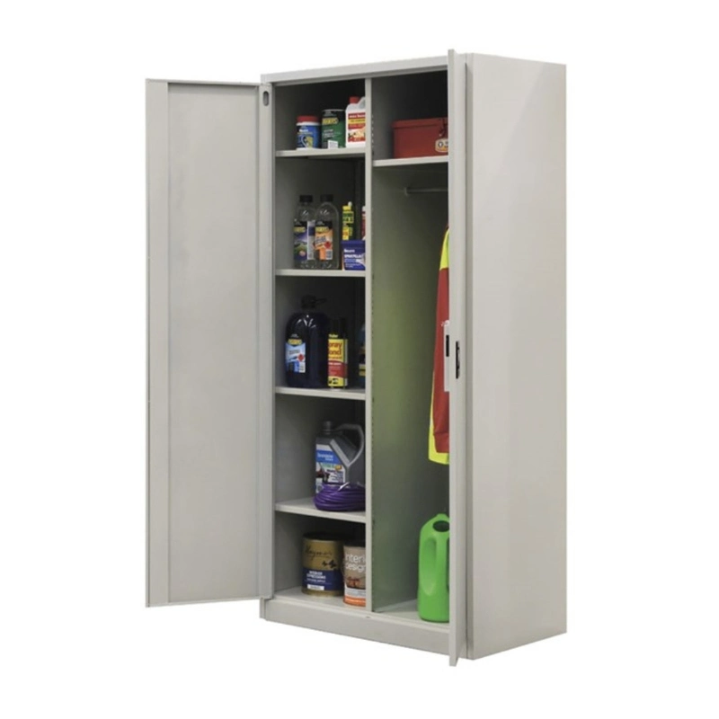 Wholesale/Supplier Storage Iron Cupboard 2 Door Clothing Steel Furniture Almirah Locker Wardrobe