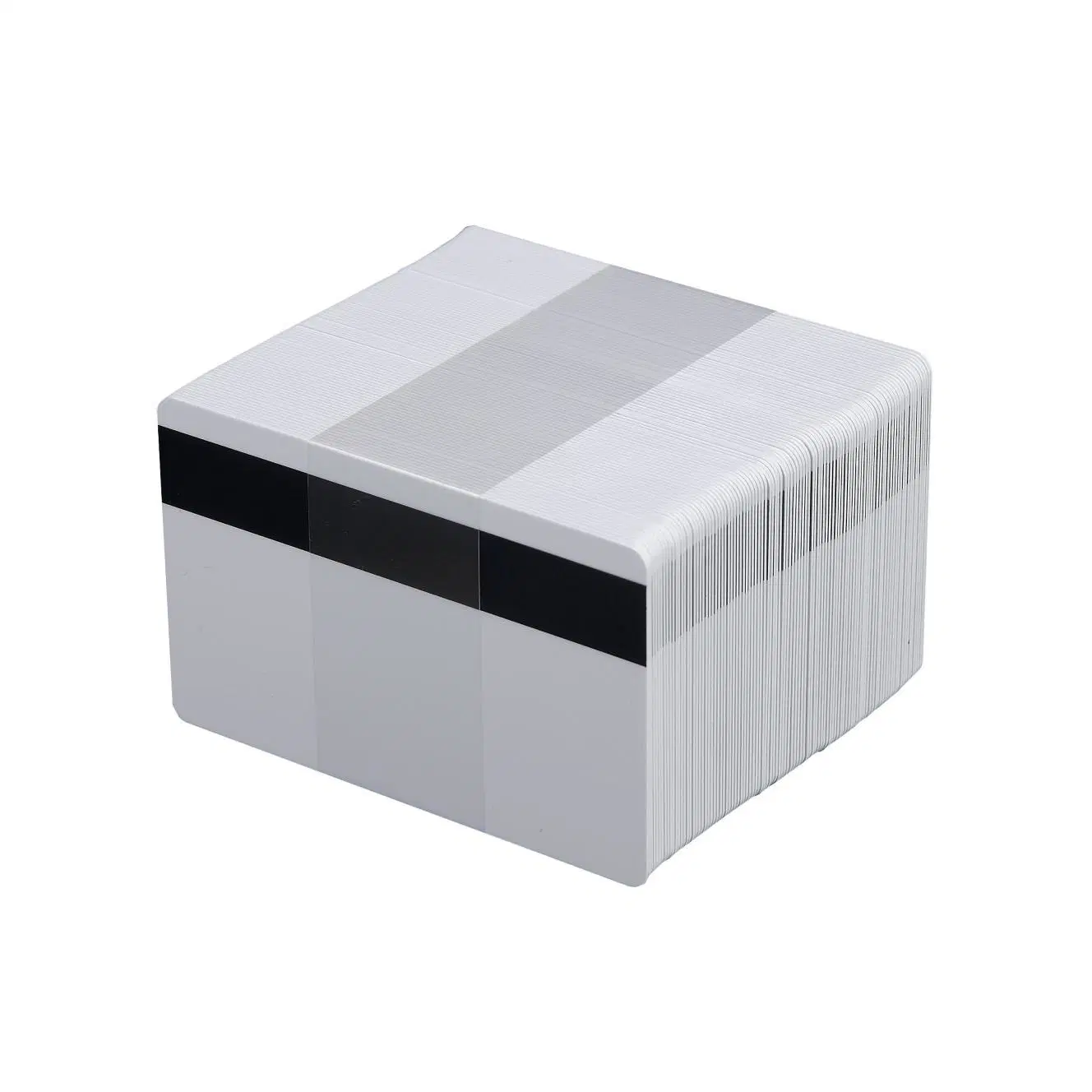Printable Glossy PVC White Blank Card Plastic ID Cards with Magnetic Stripe 300OE or 2750OE