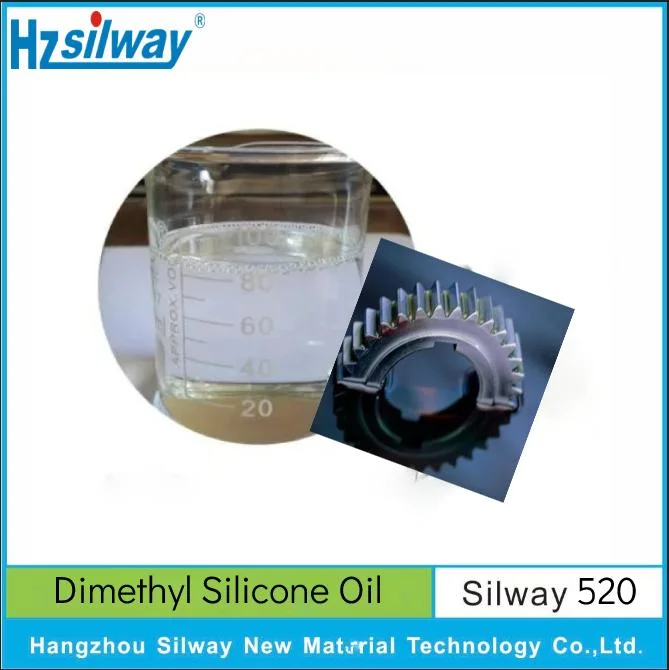 بوليديميثيلسيلكسين زيت سيليكون Silicone Silway 520 PDM High Spreadility and Compatibility (مادة سليكون في السيليكون من السيليكون) تطبيق الماكينة