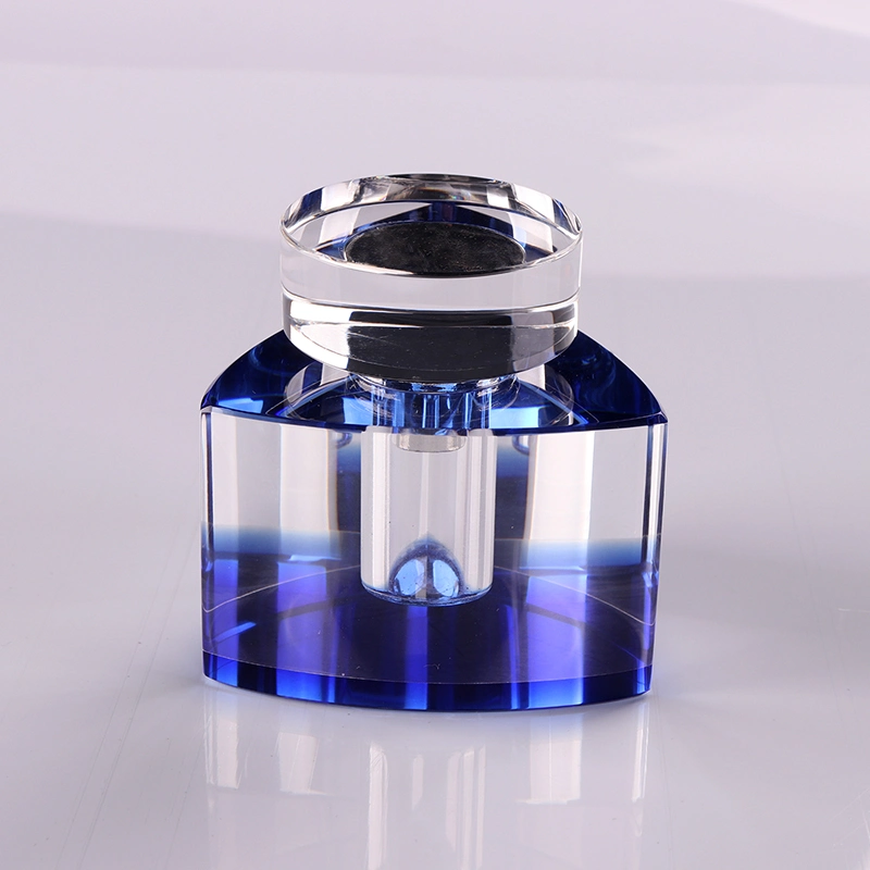 Novel K9 Crystal Empty Perfume Bottle Diamond Ball Parfume Container