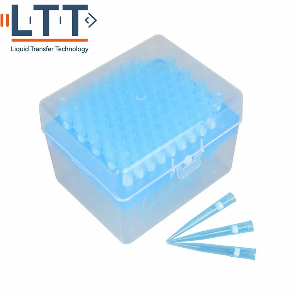 Heißer Verkauf schwarz und klar Polypropylen kleine Größe medizinischen Test Filterpipettenspitzen aus Kunststoff für den Einsatz im Labor