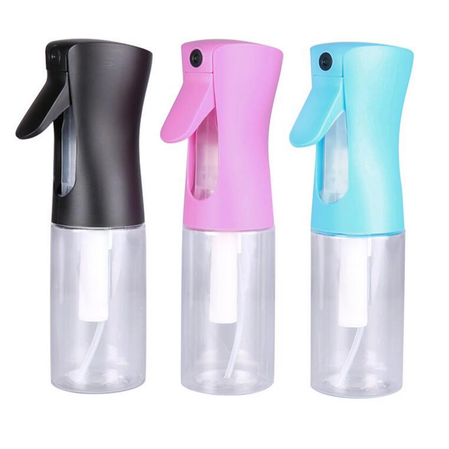 Pink Colour 200ml Continuous Fine Mist Spray Bottle for Household Cleaning