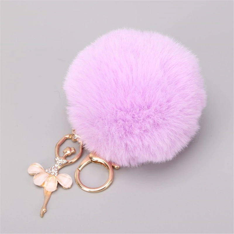 Pink Plush Fashion Gifts Dance Key Chains Dance Accessories