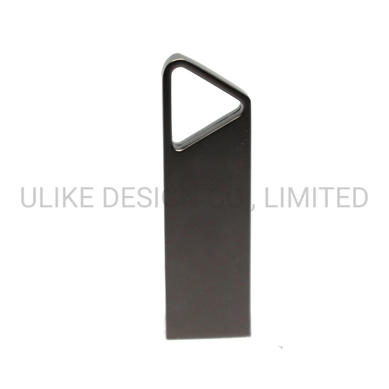 Треугольный флэш-накопитель USB USB USB с черным металлическим логотипом USB Диск можно настроить для USB-пера/USB-накопителя/USB-накопителя Память