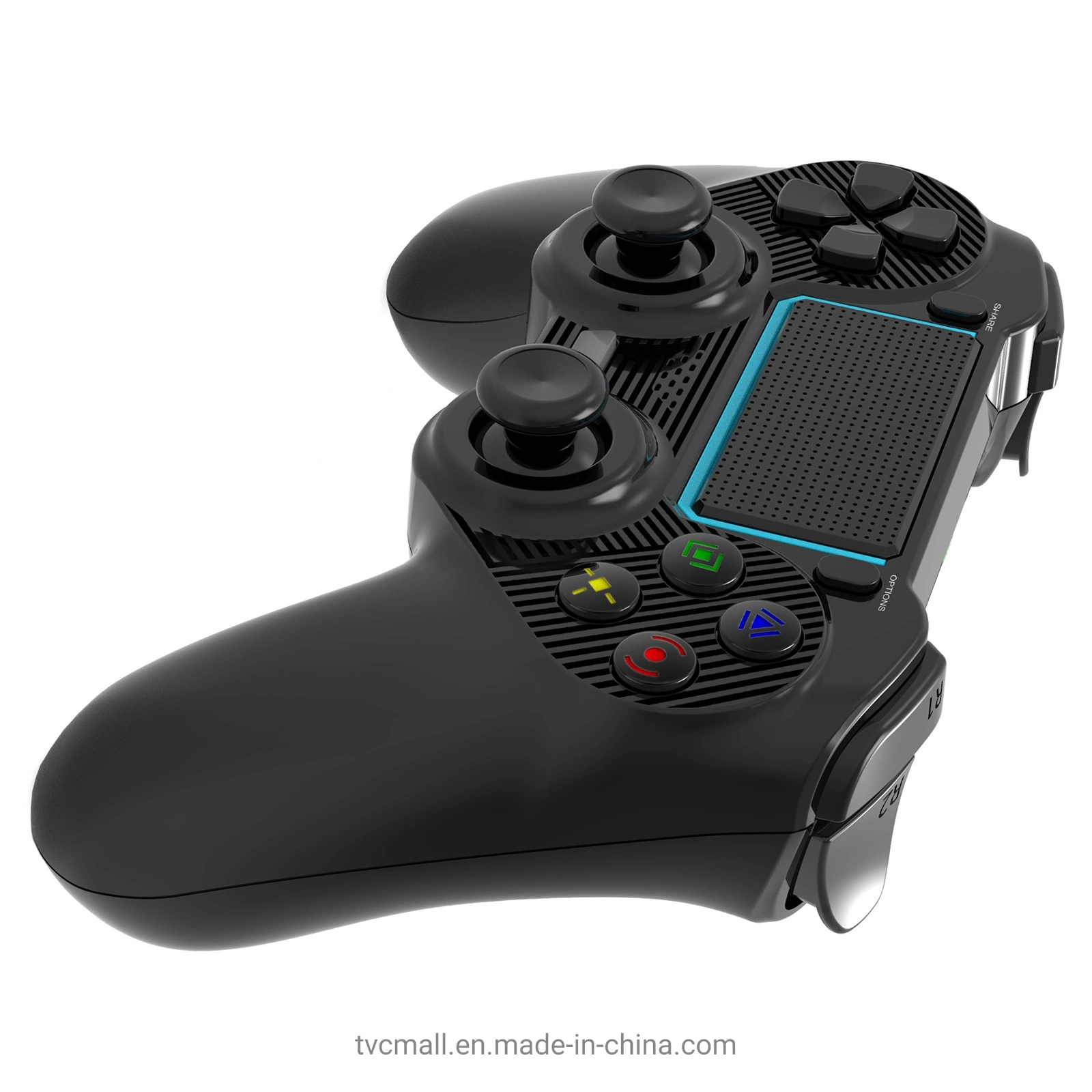 8957 Bluetooth Wireless Controller for PS4 Game Consoles Joystick Gamepad with LED Light/3.5mm Audio Port Support Dual Motor Dual Vibration