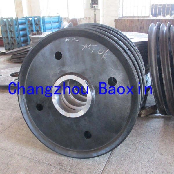 Port Hoisting Crane Rolling Forging Pulley for Machine-Building Industry