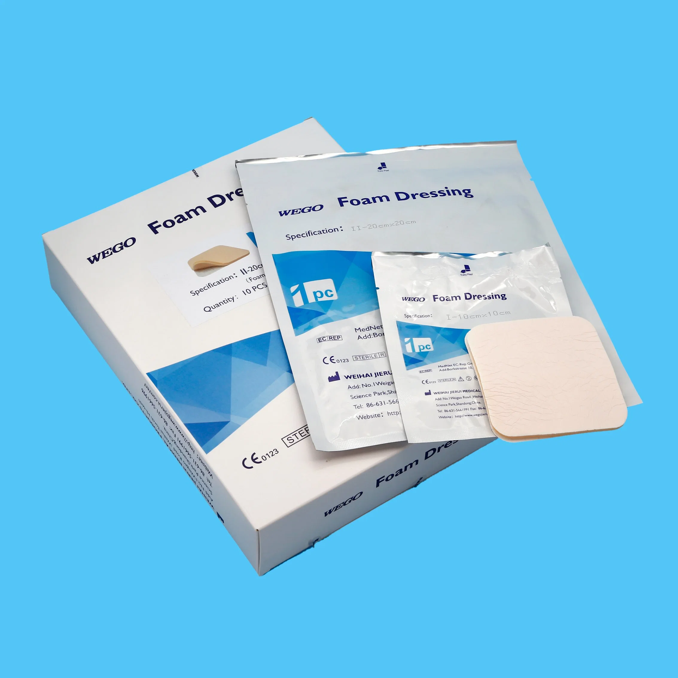 Good Quality Absorbent Surgical Medical Silicone Foam Dressing