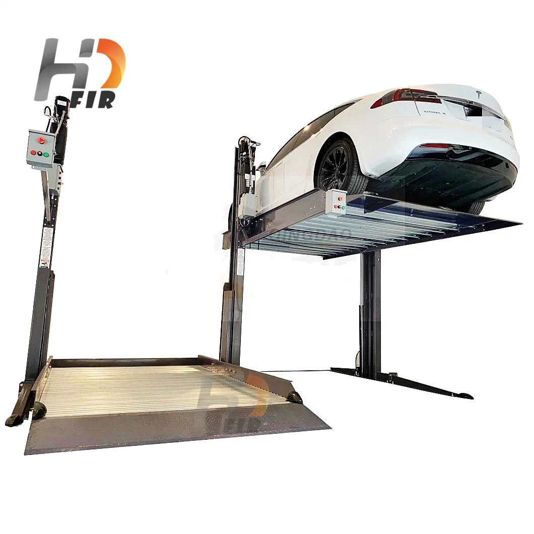 Used Auto Hoist for Sale Electric Plate Two Post Car Parking Lift System