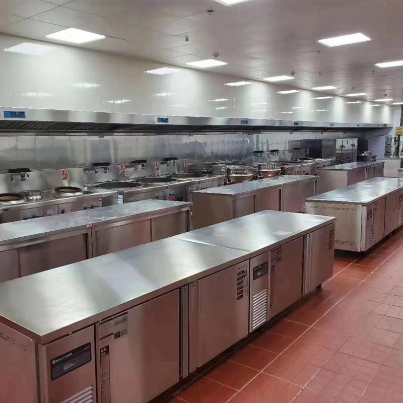 One Stop Solution Commercial Restaurant Kitchen Equipment for Cooking Refrigerating