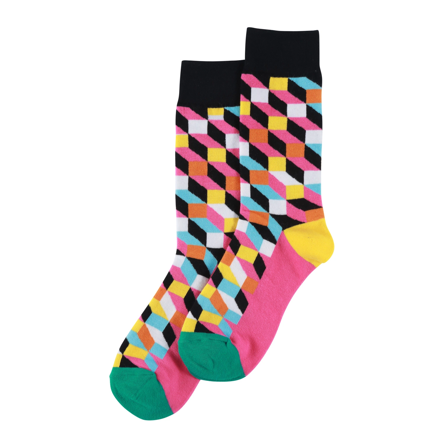 Custom Sports Man Leisure Happy Men Casual School Fashion Colorful Thin Wholesale Cotton Crew Unisex Socks Factory Price