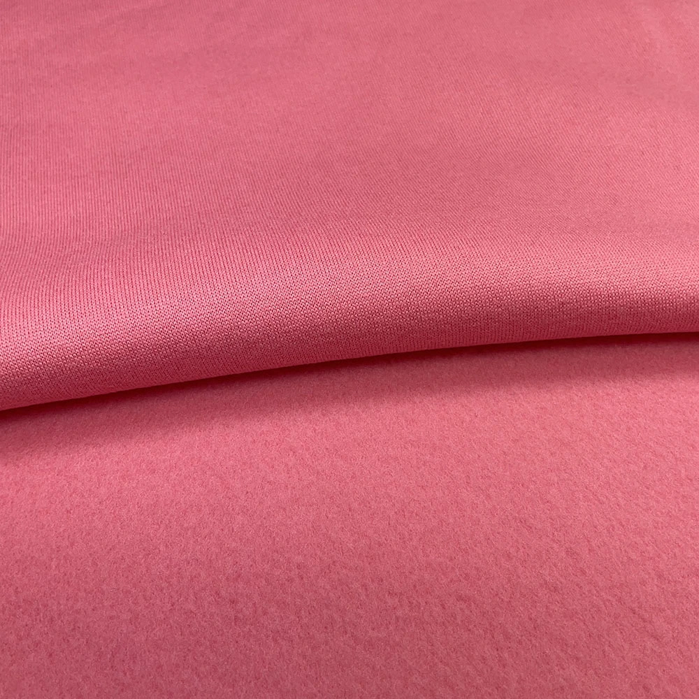 Fashion Polyester Fleece Brushed Fleece Knit Fabric