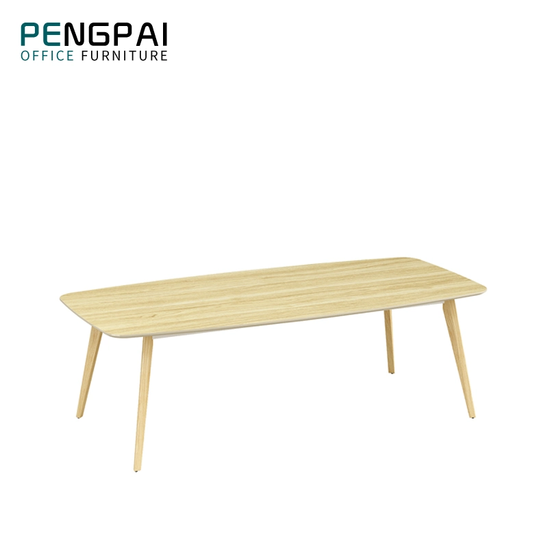 Pengpai conception ovale personnalisée de style européen de la mélamine 6 Personne Table de conférence