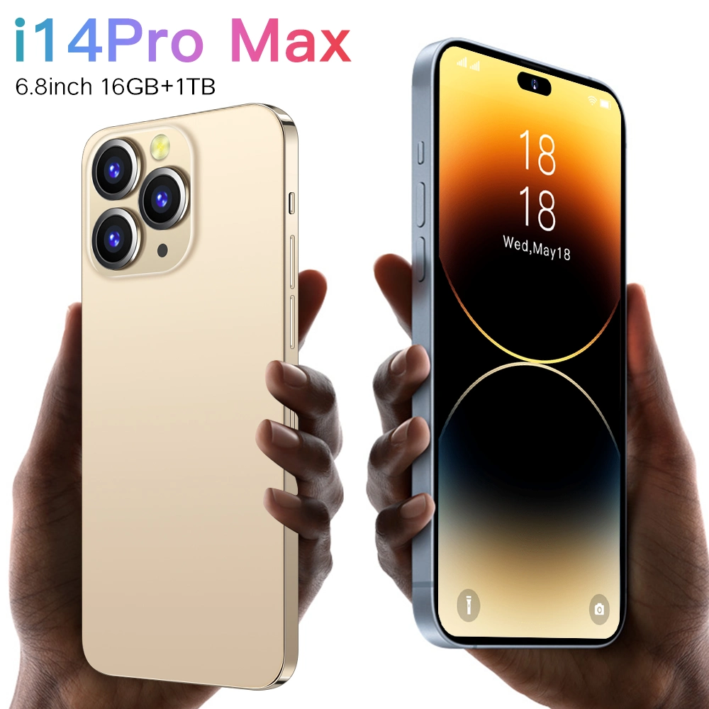 Mini Phone I14 PRO Max Simple Original Android Phone 16+1tb 5g 10 Core Let Mobile Phone Unlock Dual SIM Smartphone