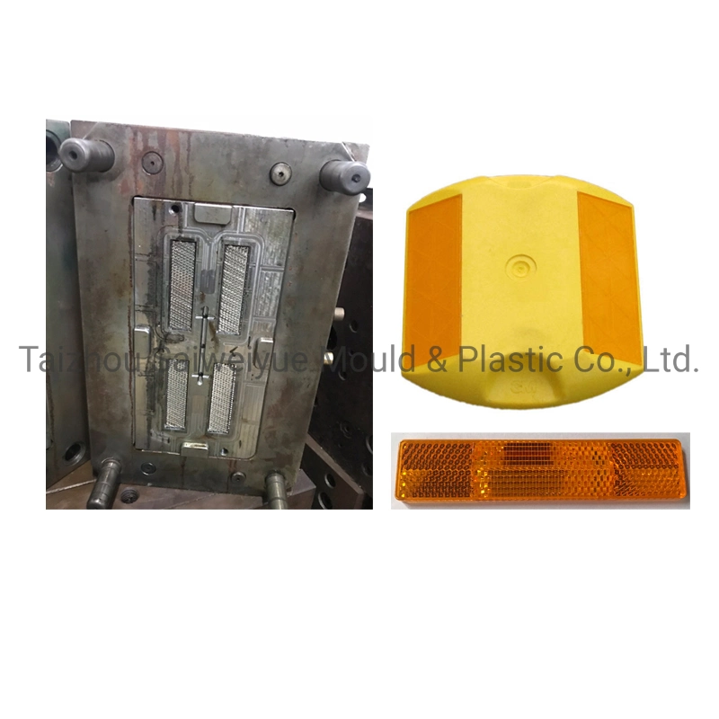 Plastic Road Studs Mold Reflective Moulding Roadway Safety Reflector Injection Mould