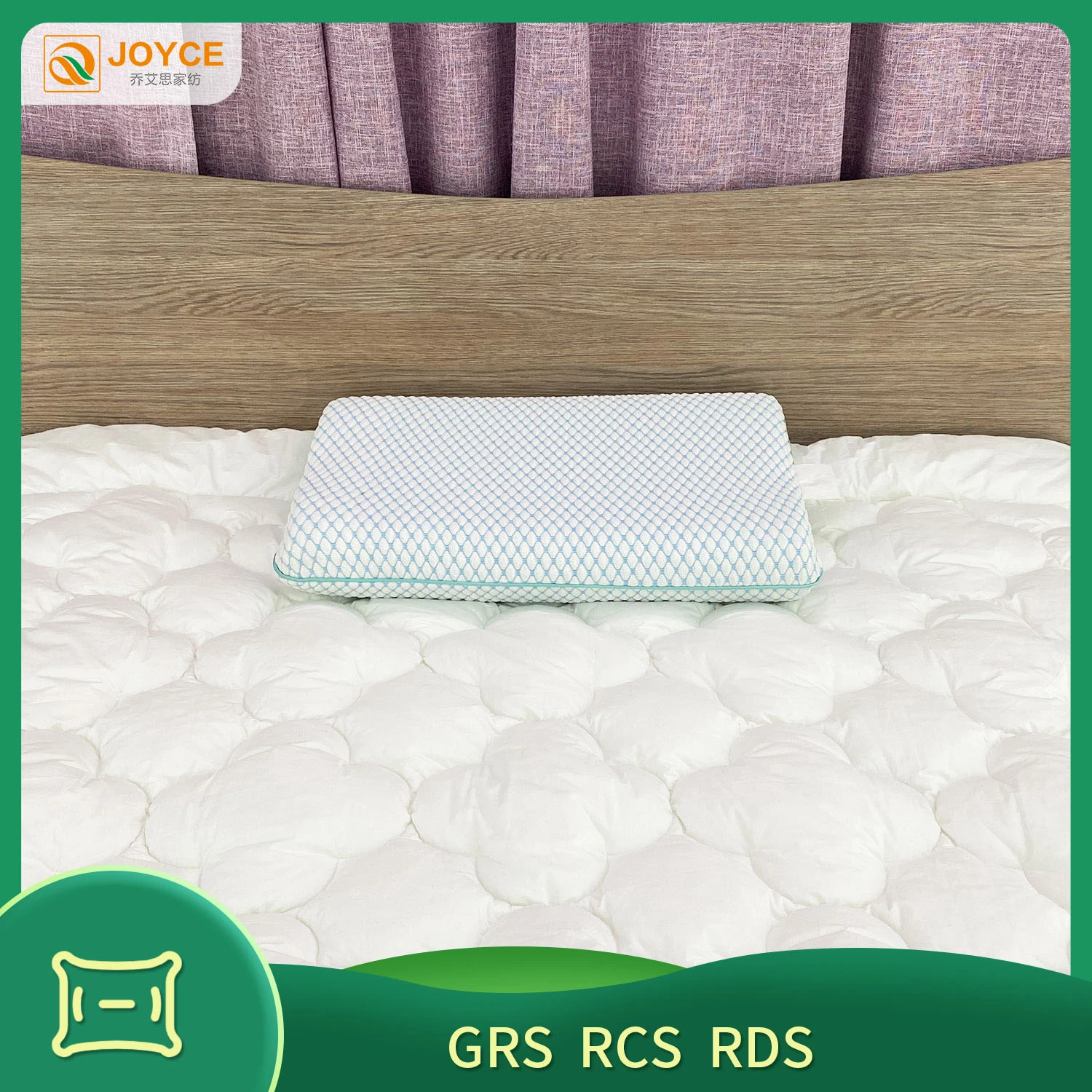 Customized Size Rectangle Cooling Gel Memory Foam Insert Bedding Pillow