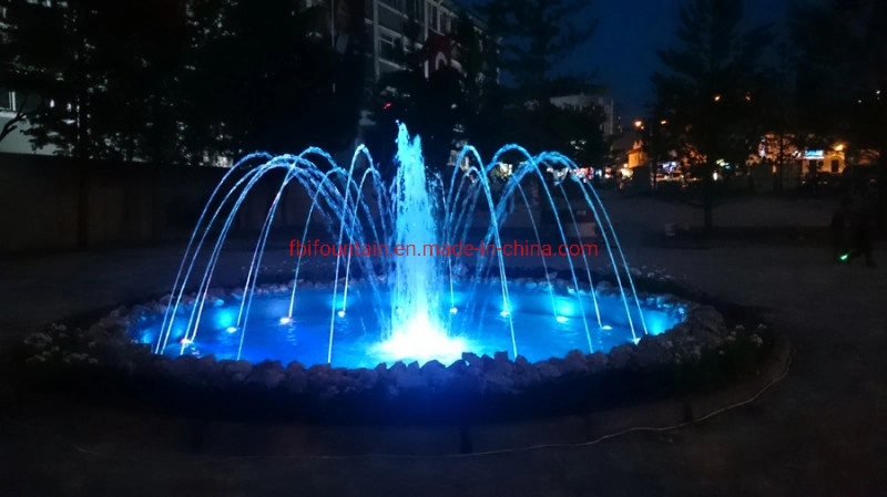 Customized Pond Musical Water Dancing Fountain with LED Lights