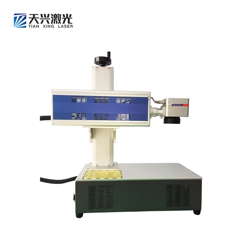 Portable Desktop 20W 30W 50W 60W Galvo CO2 Laser Marking Machine for Pet Bottles Leather Wood CO2