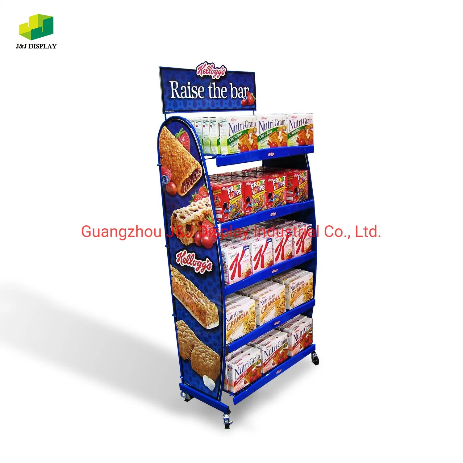 Stainless Steel Wood Cardboard Corrugated Cardboard Body Lotion Metal Wire Supermarket Exhibition Acrylic Cosmetic Display Stand Shelf