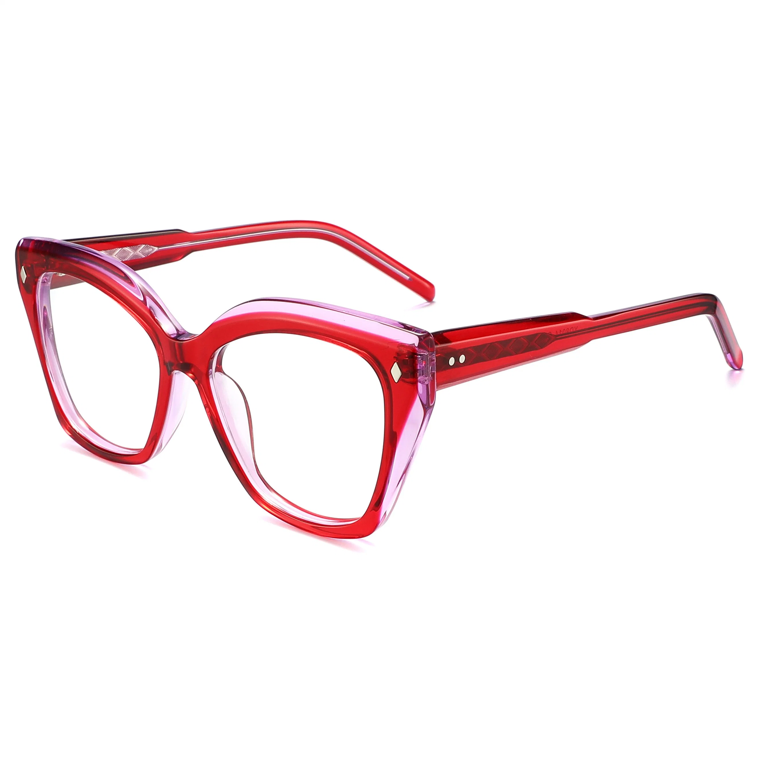 Trendy Eyeglasses Clear Handmade Custom Fashion Acetate Optical Frame