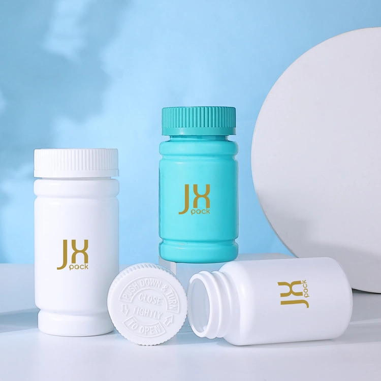 40cc 80cc 100cc 150cc Wholesale/Supplier Luxury White Custom Logo Shape Empty Medicine Capsule Packaging Plastic Pill Bottle