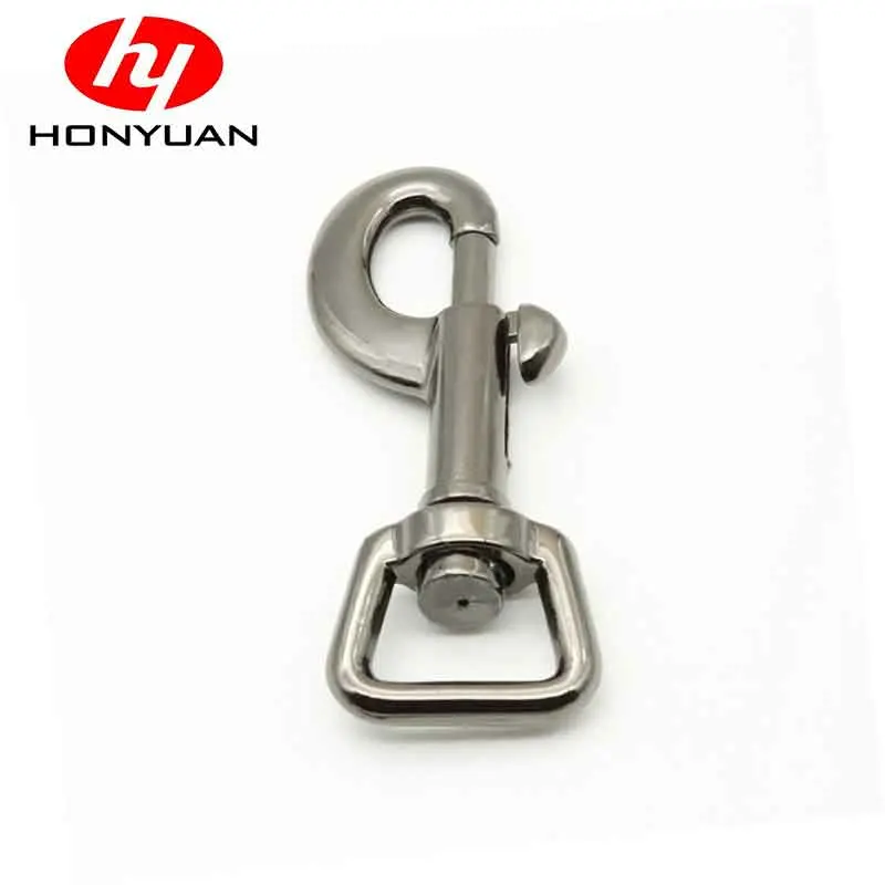 Manufacturer Custom Hardware Steel Large Swivel Pet Double End Snap Hook Stainless for Dog Leash