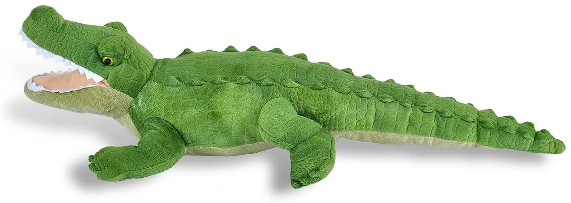 Eco Latest Baby Kid Soft Crocodile Natal Gift Crianças Recheado Wild Animal Toy para Crianças Mascot fabricante direto BSCI Sedex ISO9001