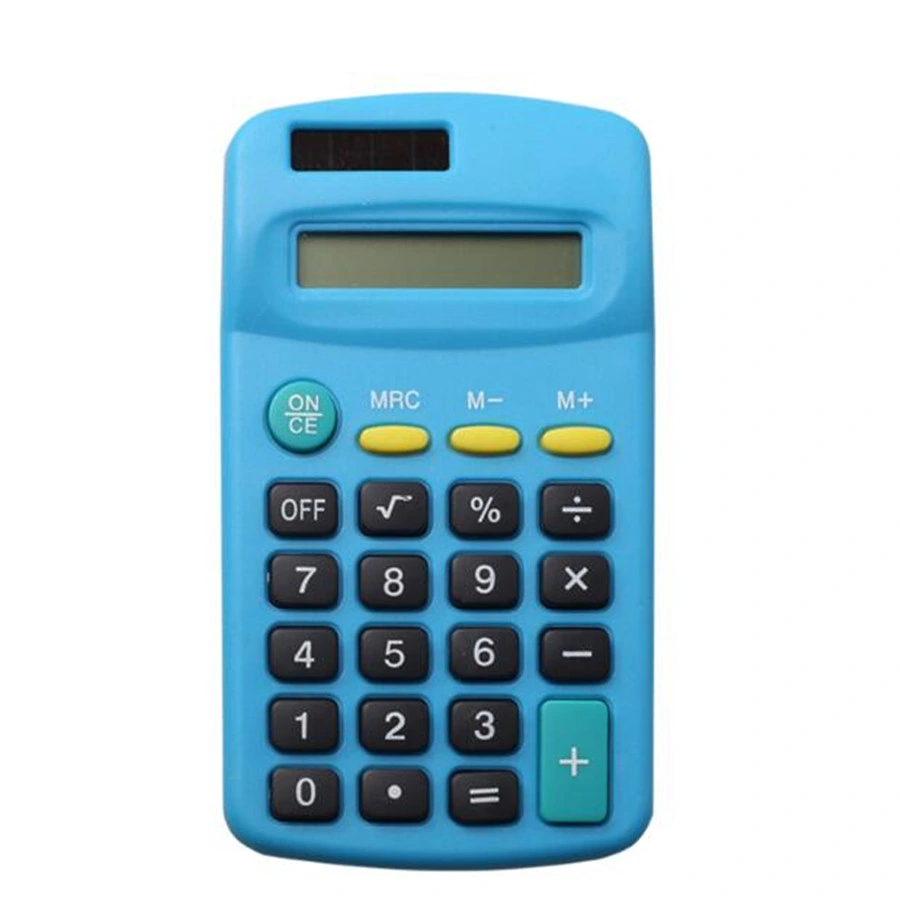 Calculadora electrónica solar de 8 dígitos Mini Kids Pocket Calculator